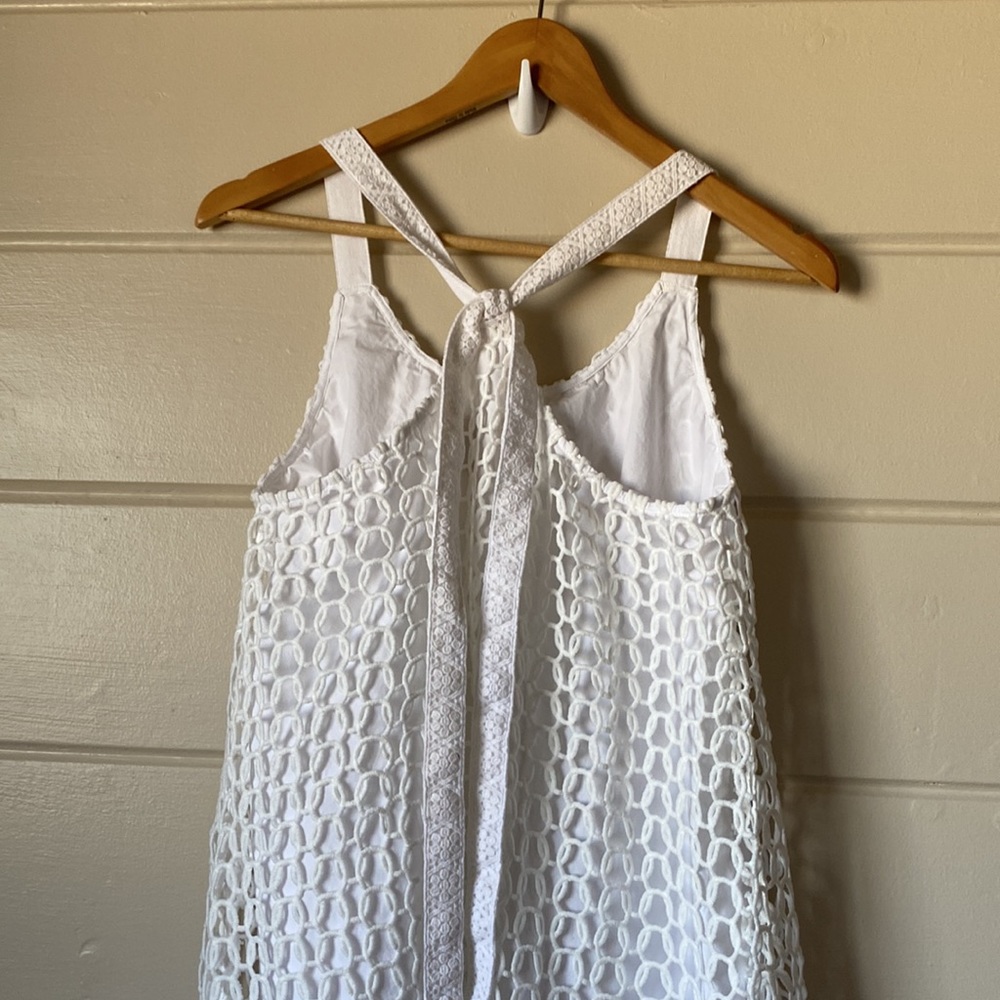 Crochet High/Low Midi Dress Size  Medium - Picture 6 of 11